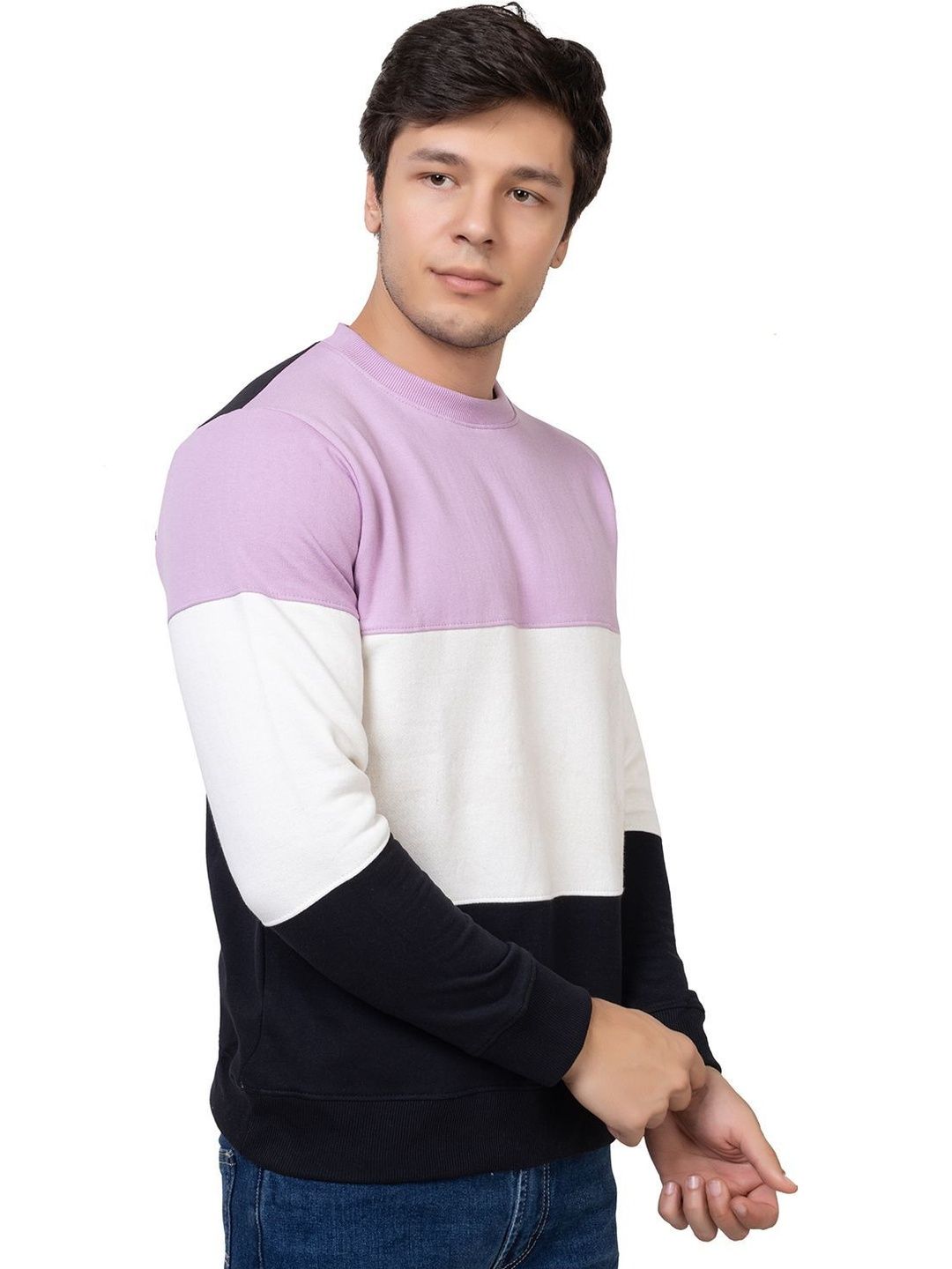 PYRO SPIRIT Men Colourblocked Sweatshirt-picture-21