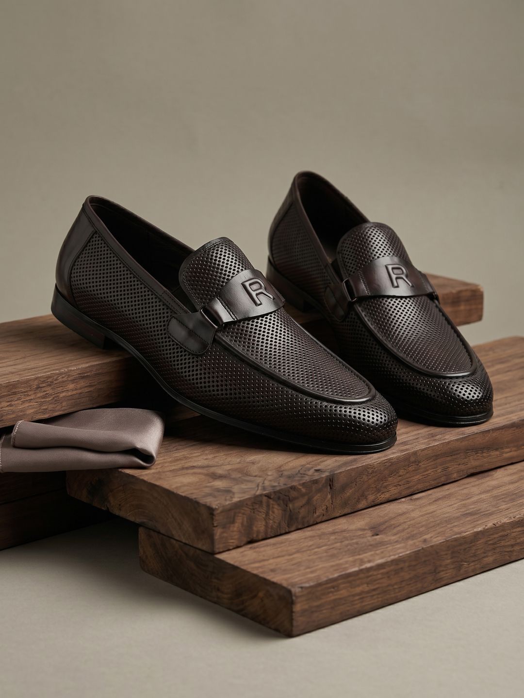 Regal Men Leather Formal Slip Ons-picture-29