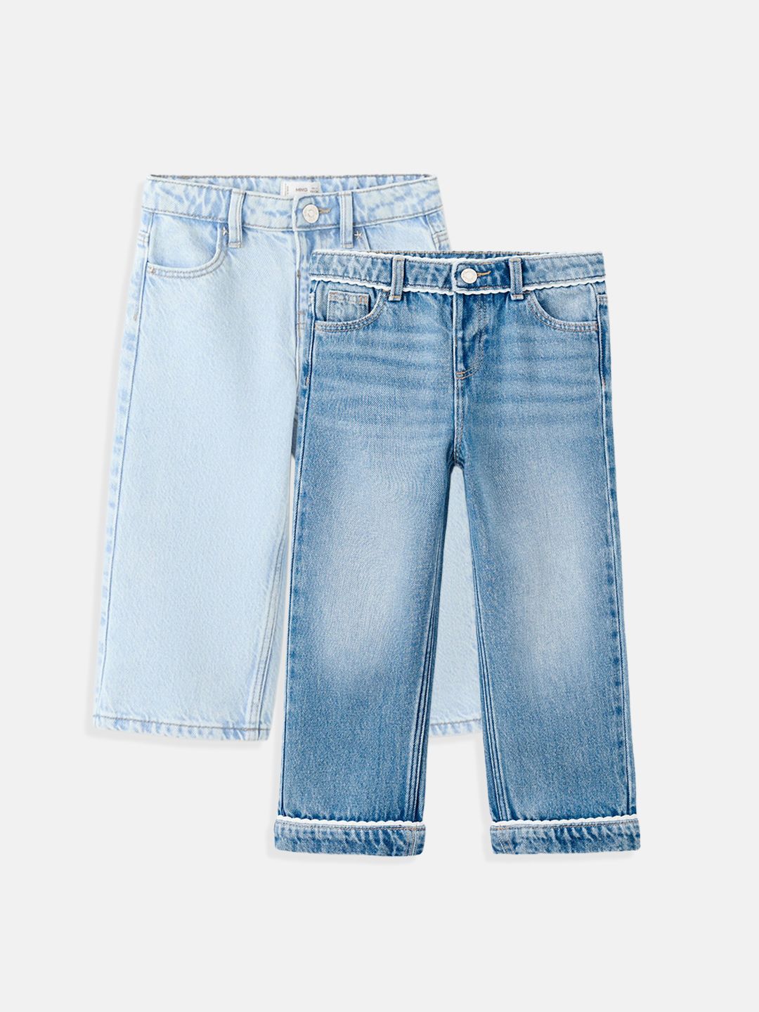 Mango Kids Girls Pack Of 2 Jeans-picture-39