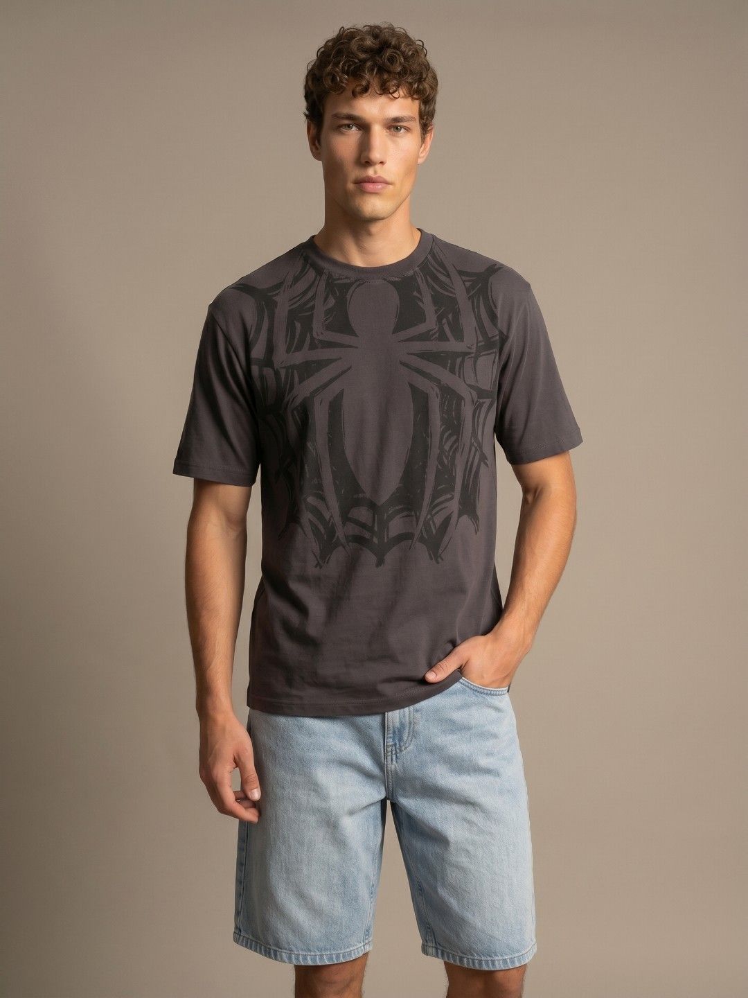 glitchez Graphic Spider-Man Printed T-shirt-picture-26