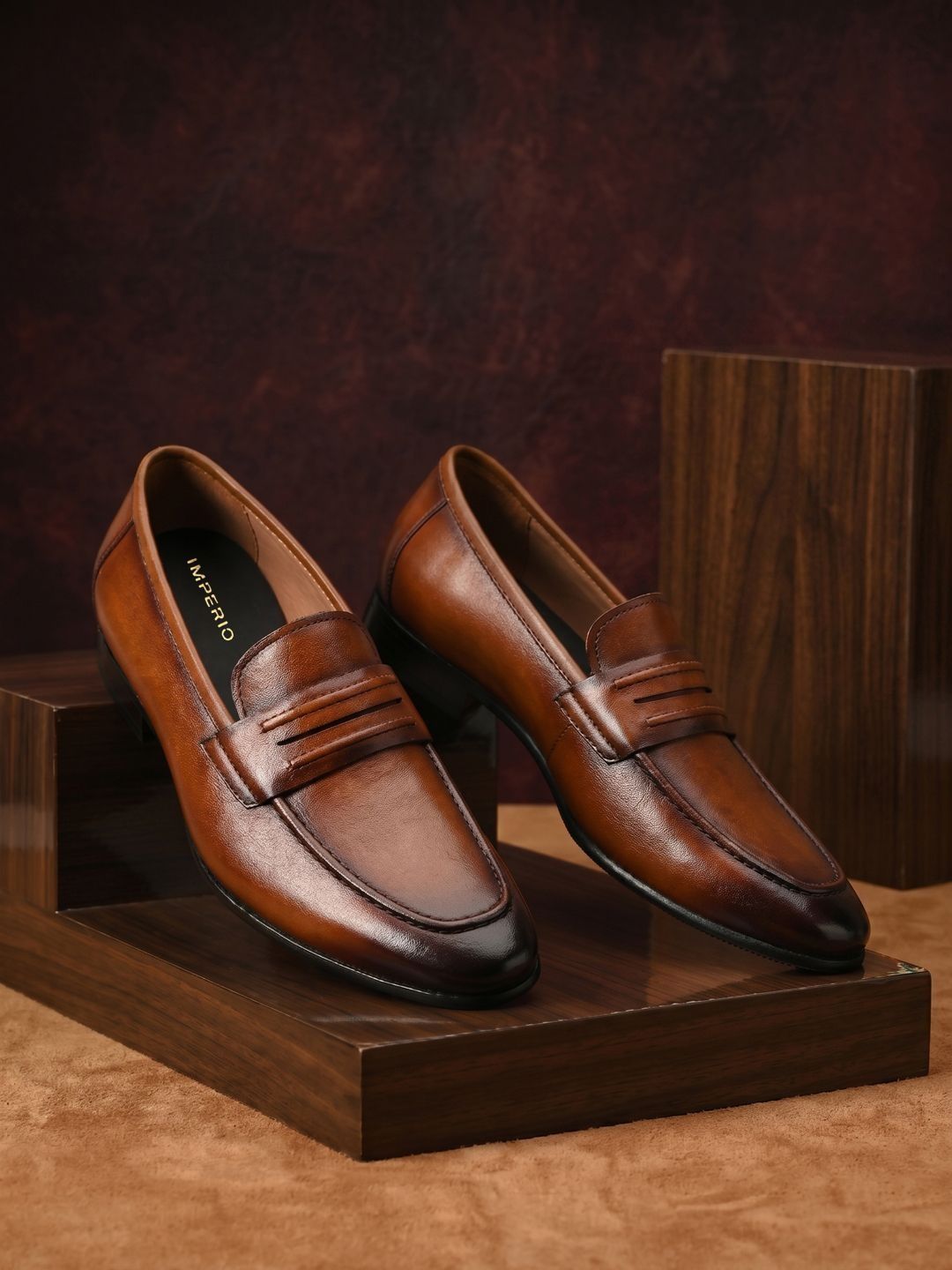 Regal Men Leather Formal Slip Ons-picture-30
