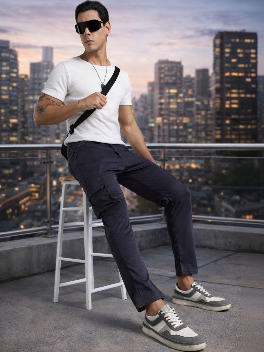 MaverIQ Men Smart Trousers-picture-33
