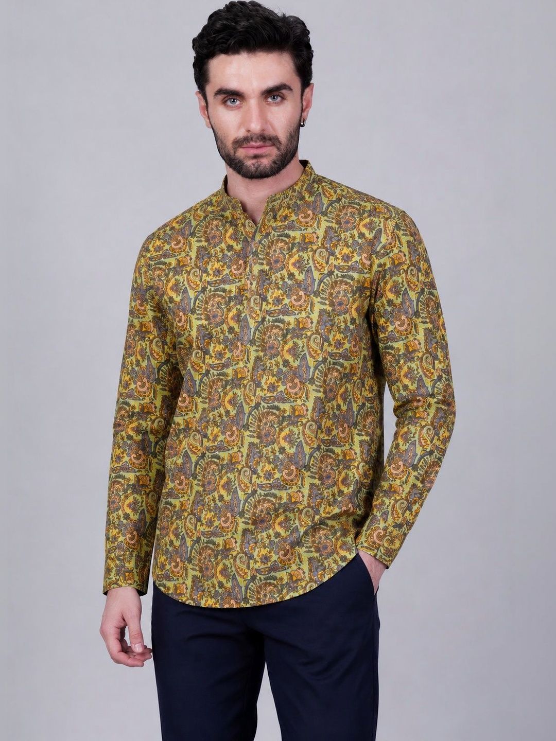 FRENCH CROWN Men Standard Printed Casual Shirt-picture-51