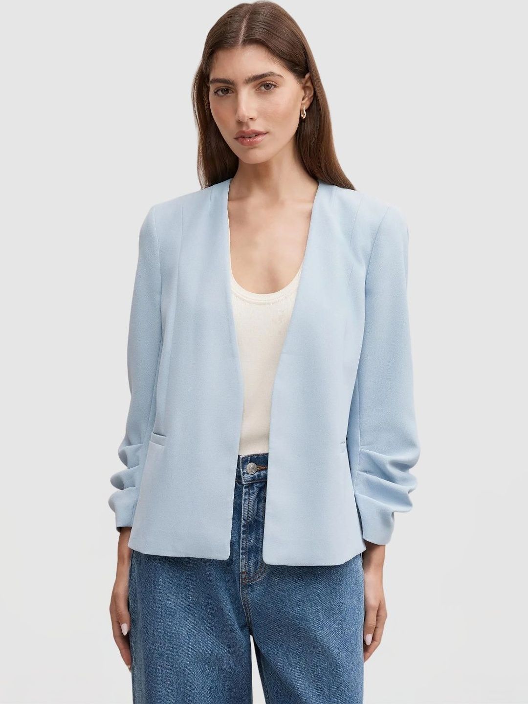 Forever New Women Open Front Jacket-picture-35