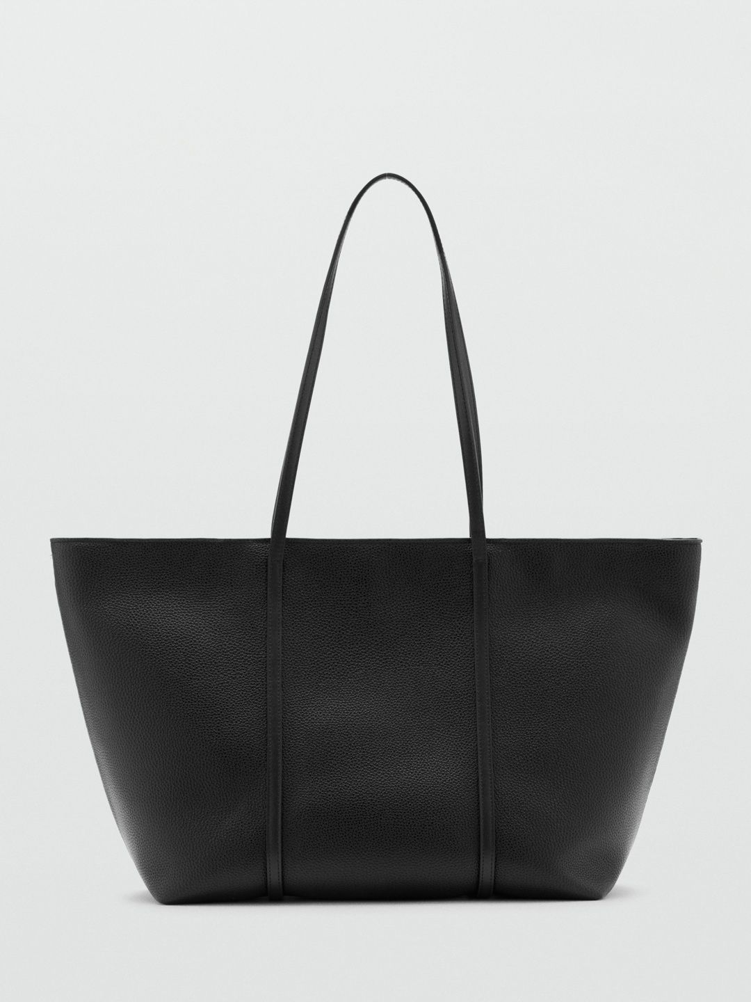MANGO Textured Tote Bag-picture-20