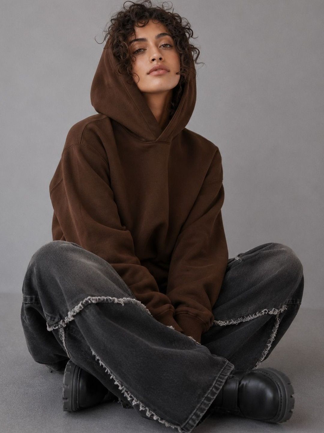 Mast & Harbour Women Printed Hooded Sweatshirt-picture-21