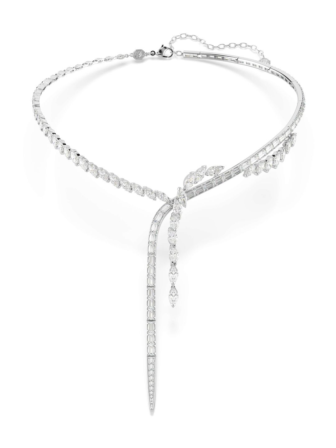 SWAROVSKI Rhodium-Plated Layered Necklace-picture-12