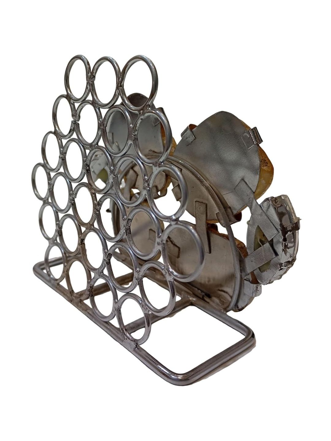 PRET HOMES Brown Solid Stainless Steel Tissue Holders-image-14