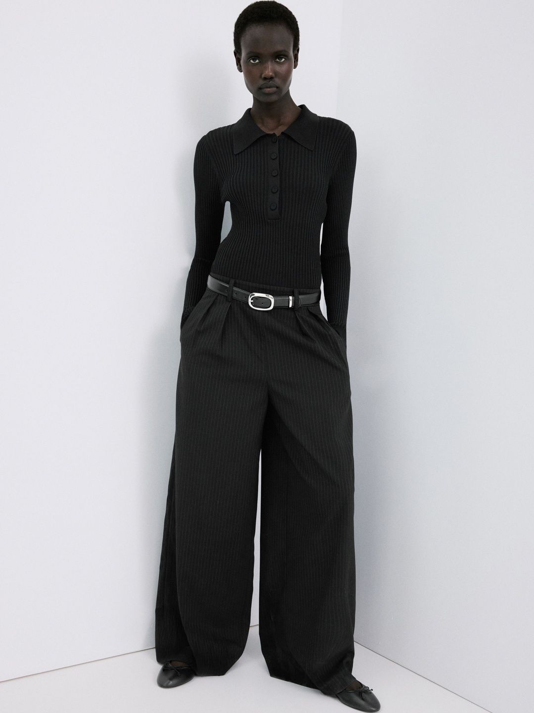 MANGO Striped Basic Jumpsuit-picture-12
