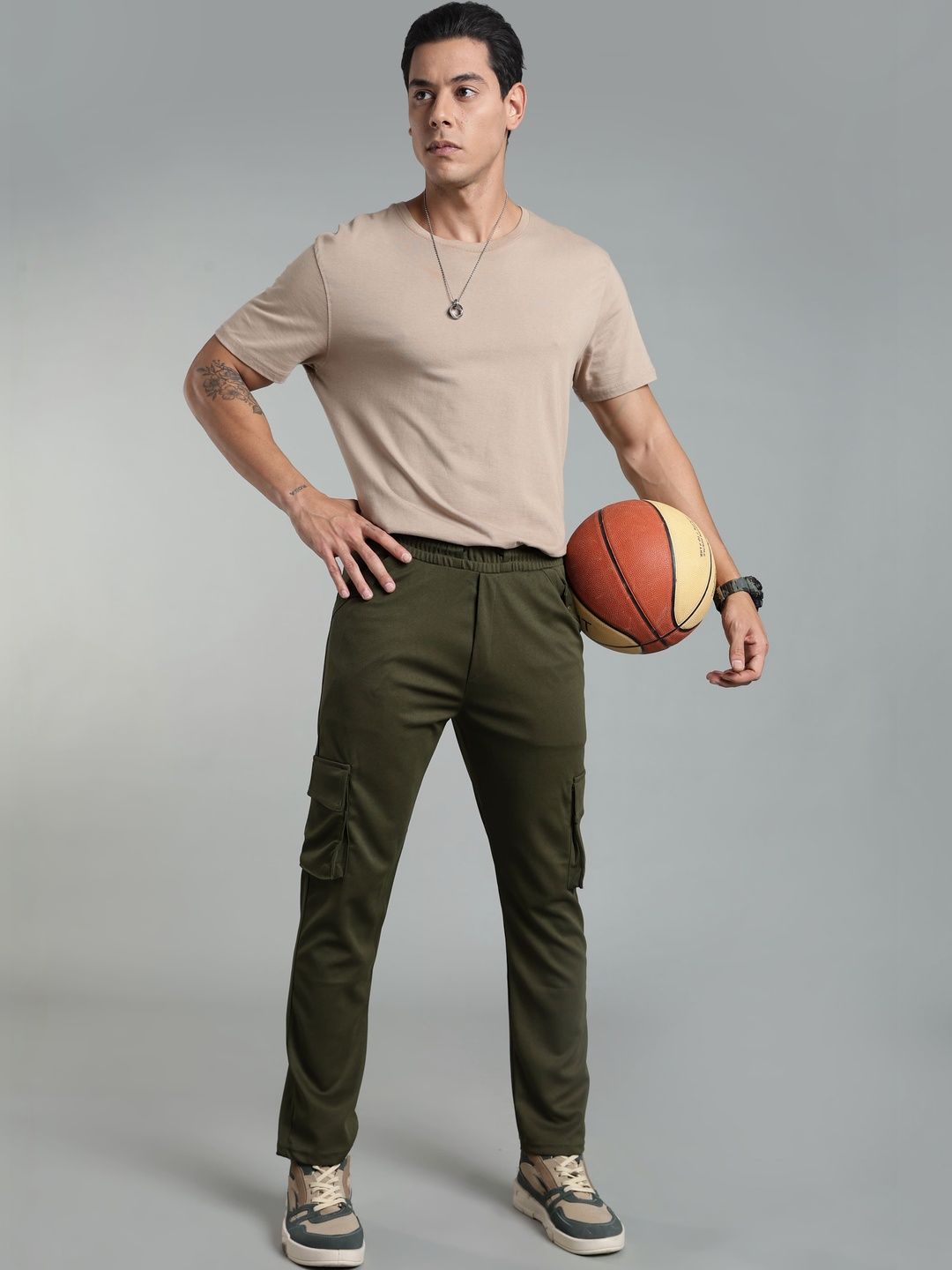 MaverIQ Men Smart Tapered Fit Trousers-image-14