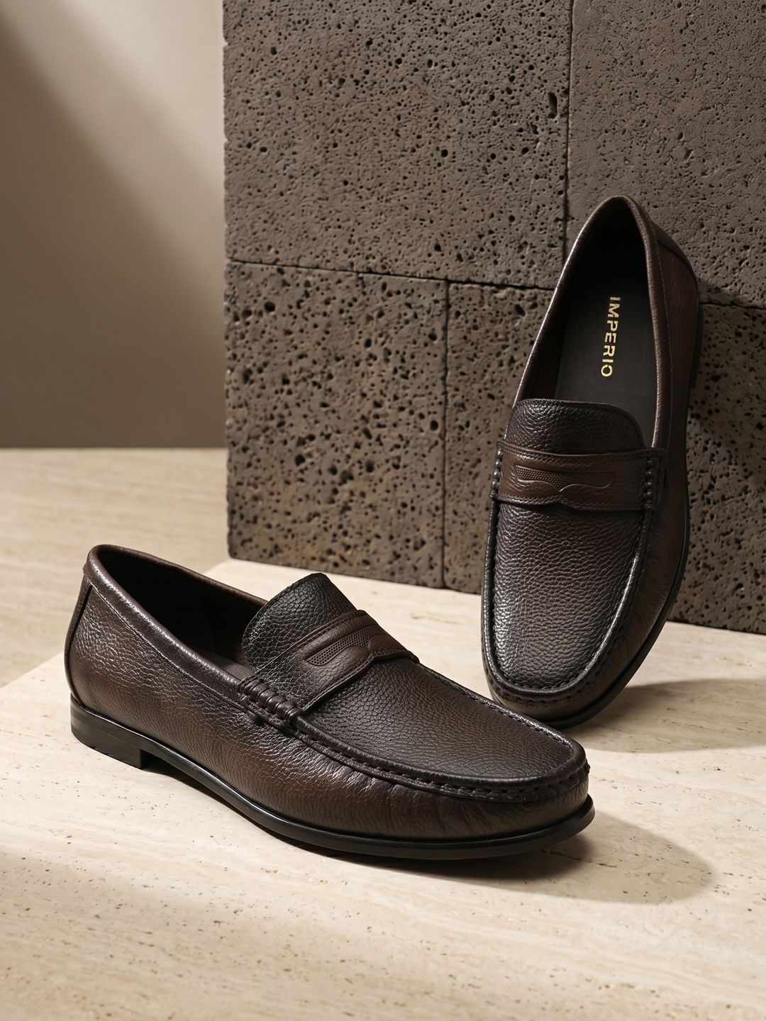 Regal Men Leather Formal Slip Ons-image-49
