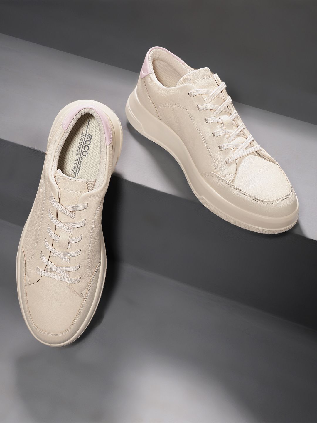 ECCO Women Leather Sneakers-image-46