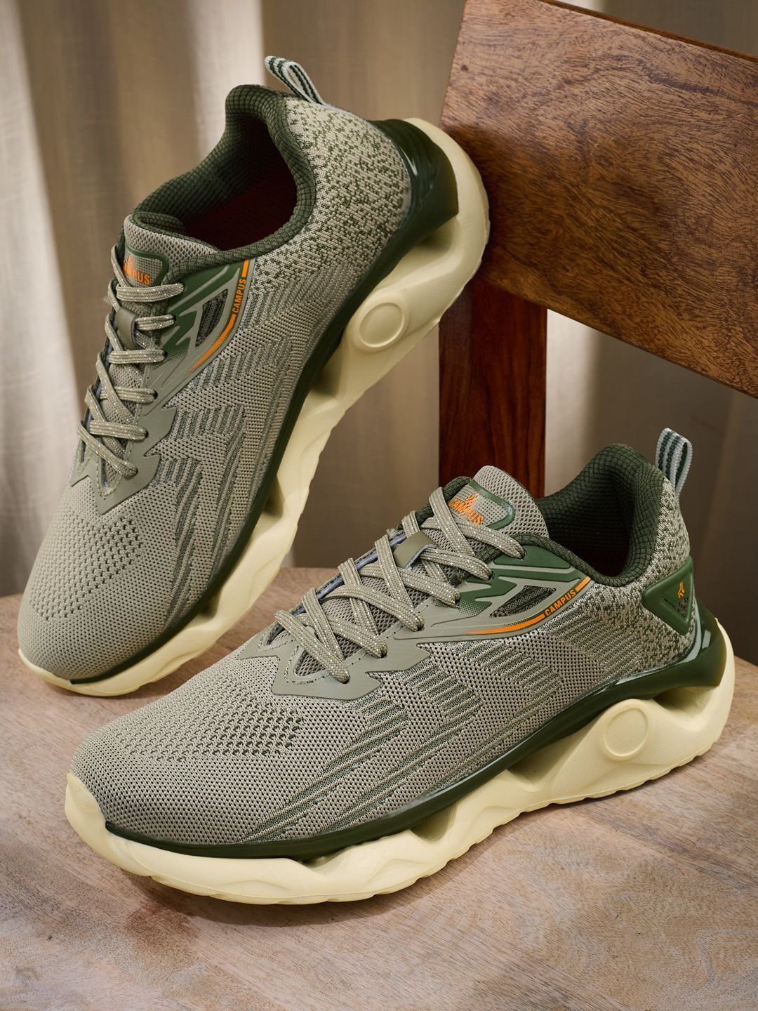 Campus Men Mesh Running Non-Marking Shoes-picture-37