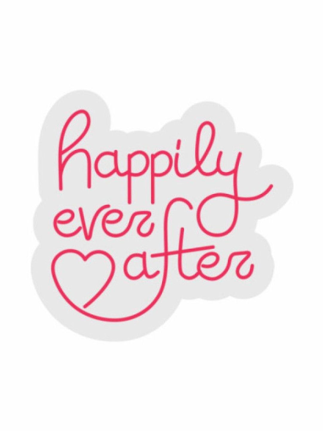 Custom Neon Pink Happily Ever After String Lights-picture-18
