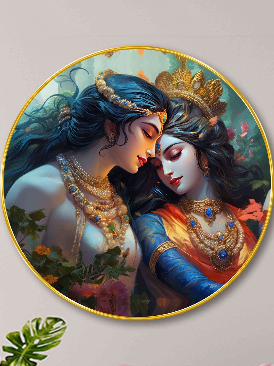 Myntra Elegant Homes Multicoloured MDF Religious Wall Paintings-picture-33