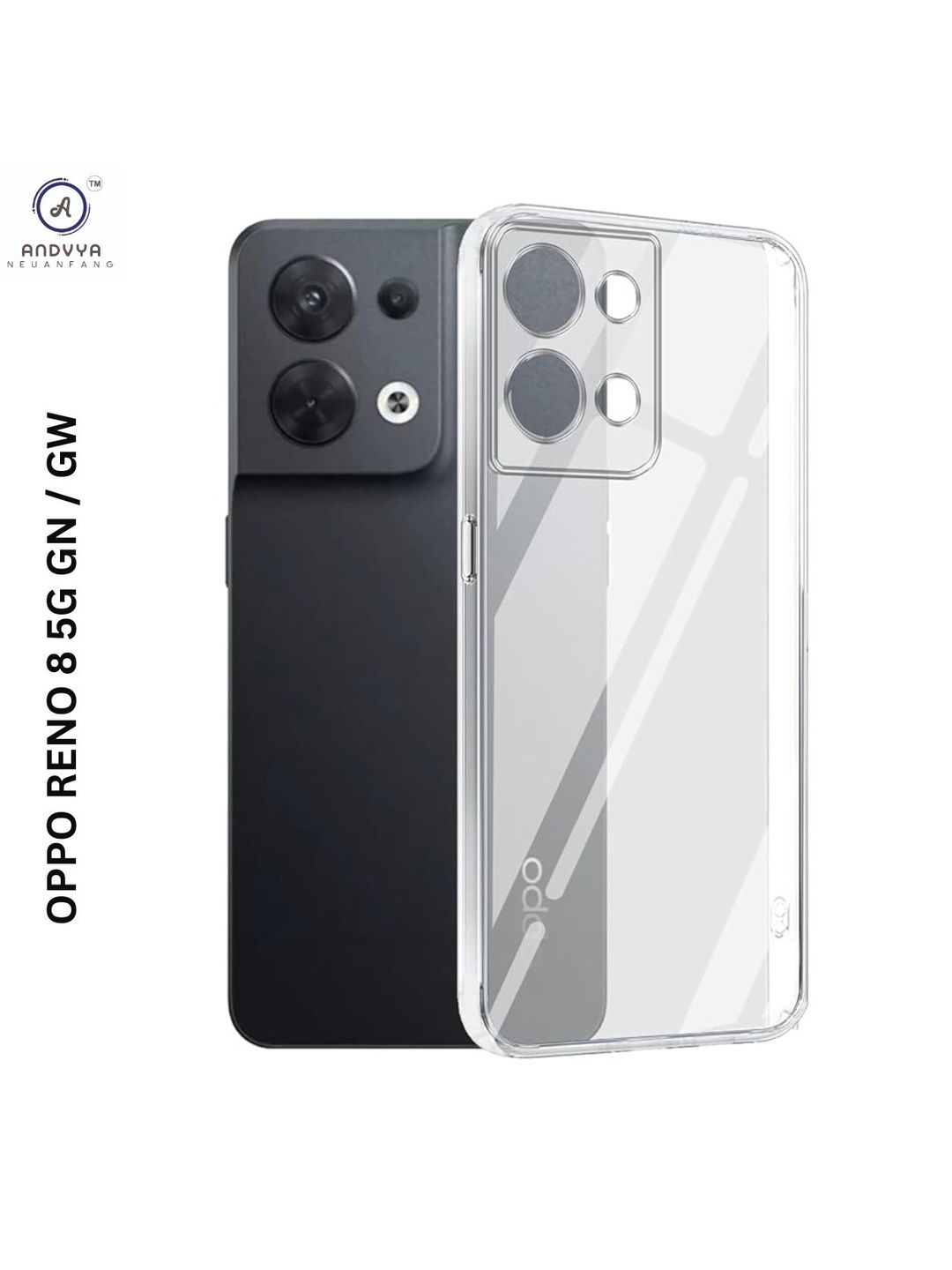 ANDVYA Solid Printed Oppo Reno 8 Back Case Mobile Accessories-picture-33
