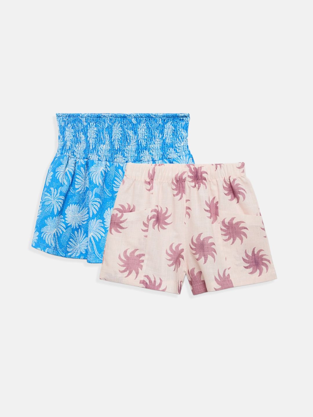 Mango Kids Girls Pack Of 2 Short-picture-37