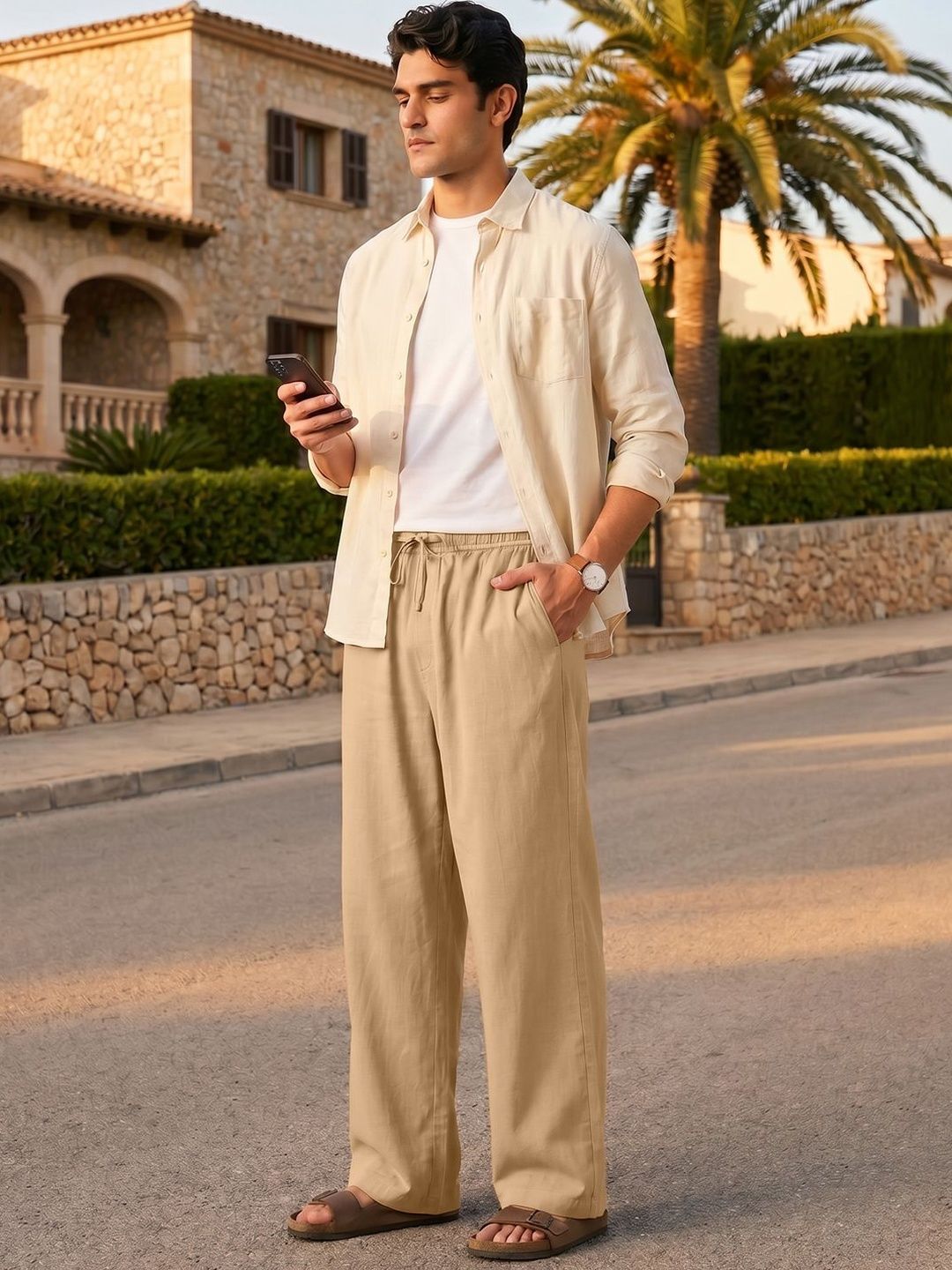 XYXX Men Cotton Mid-Rise Lounge Pants-image-42