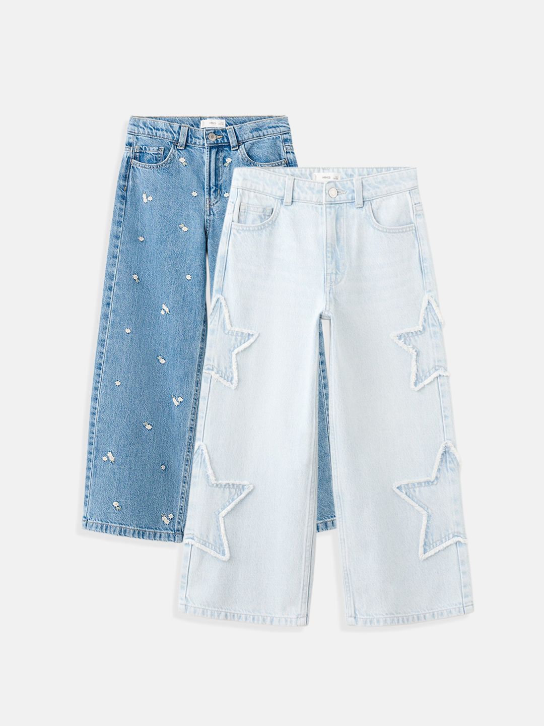Mango Kids Girls Pack Of 2 Jeans-picture-5