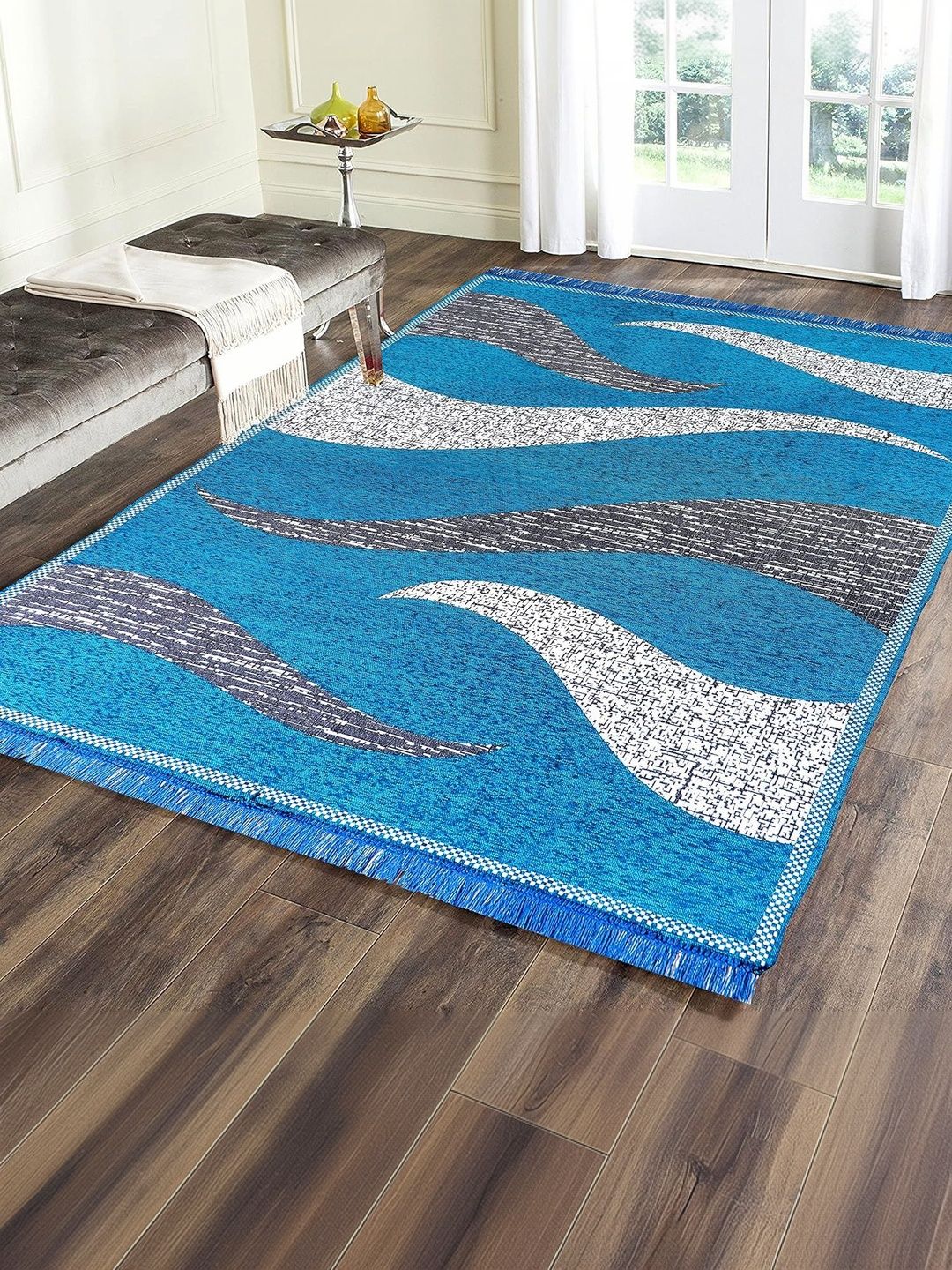 Dizen star Multicoloured Abstract Anti-Skid Other Carpet-image-48