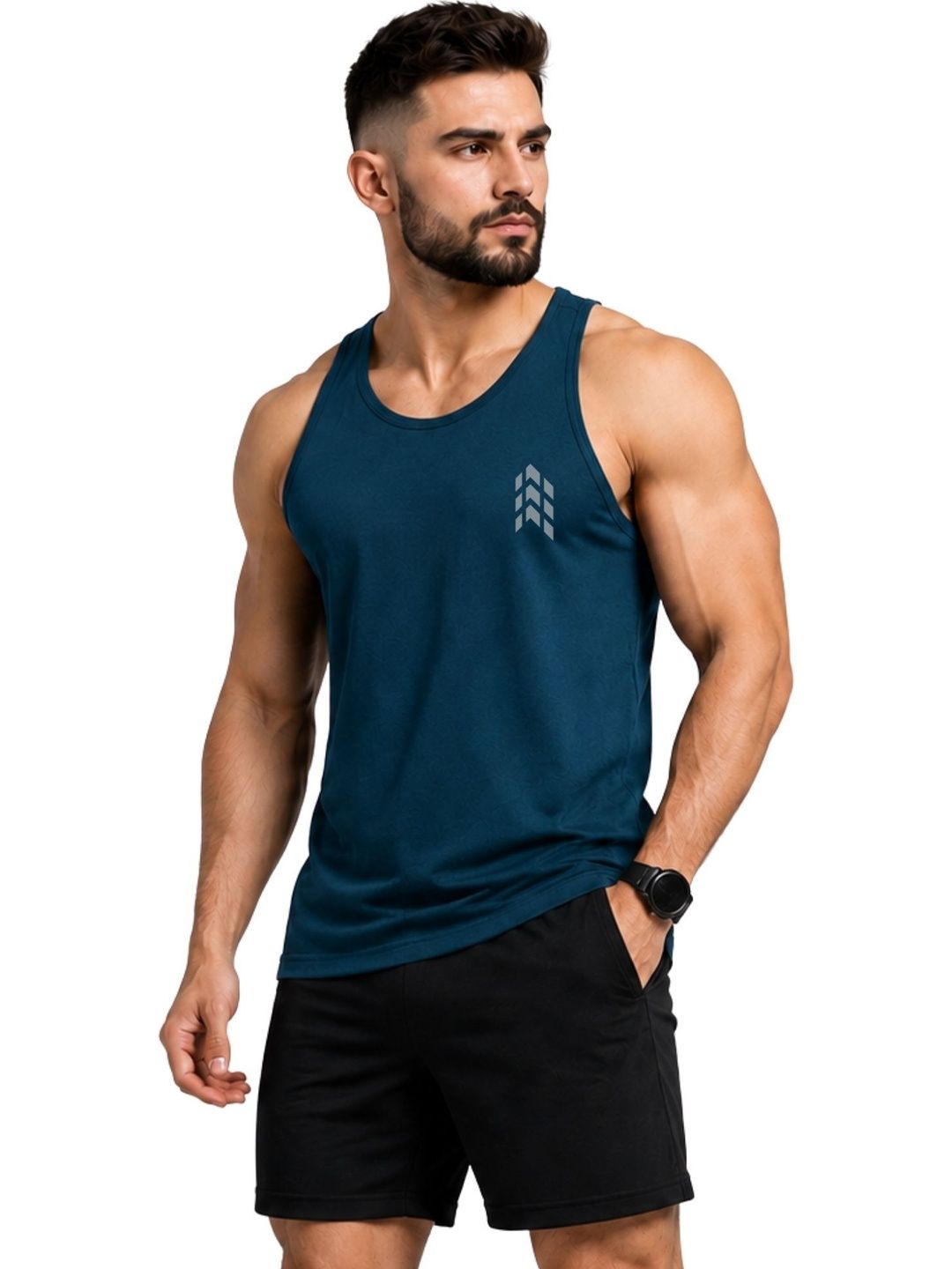 3Colors Printed Gym Vest-picture-50