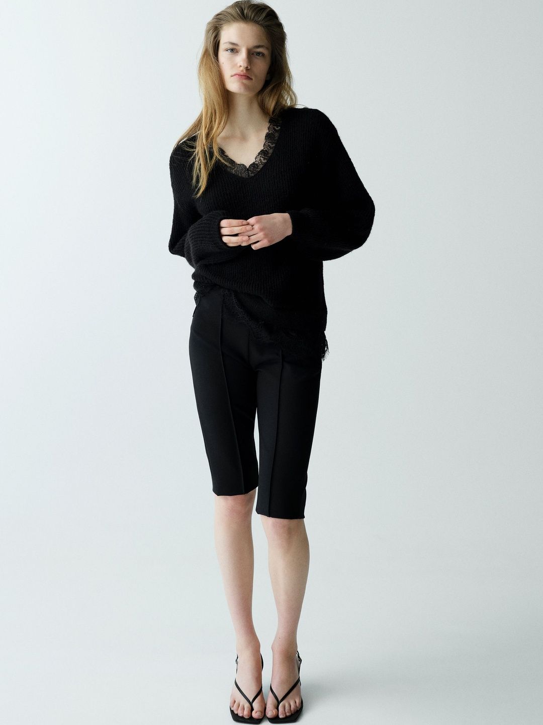 MANGO Women V-Neck Pullover-picture-56