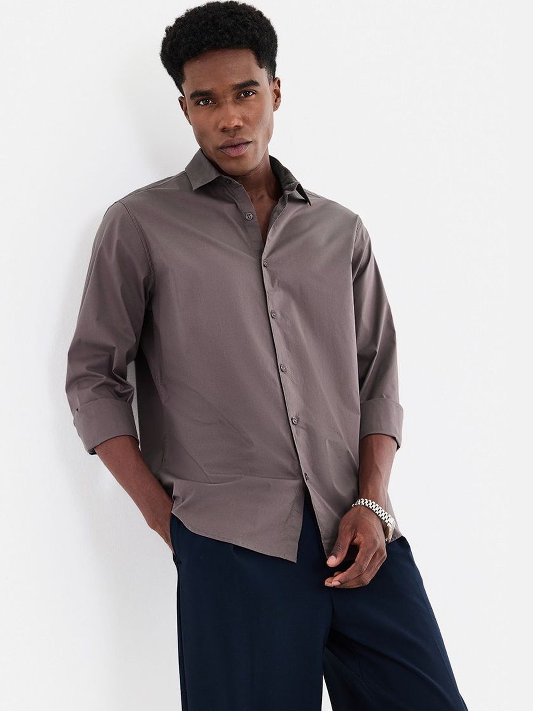 Snitch Men Slim Fit Casual Shirt-picture-38