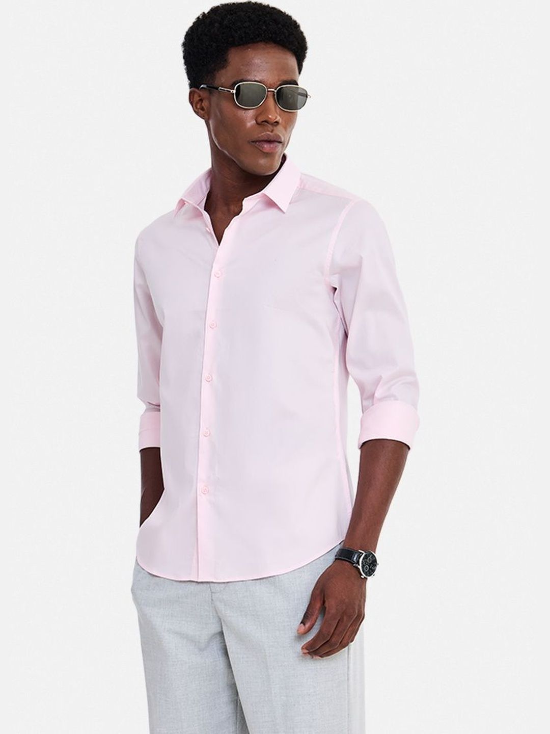Snitch Men Slim Fit Casual Shirt-image-3