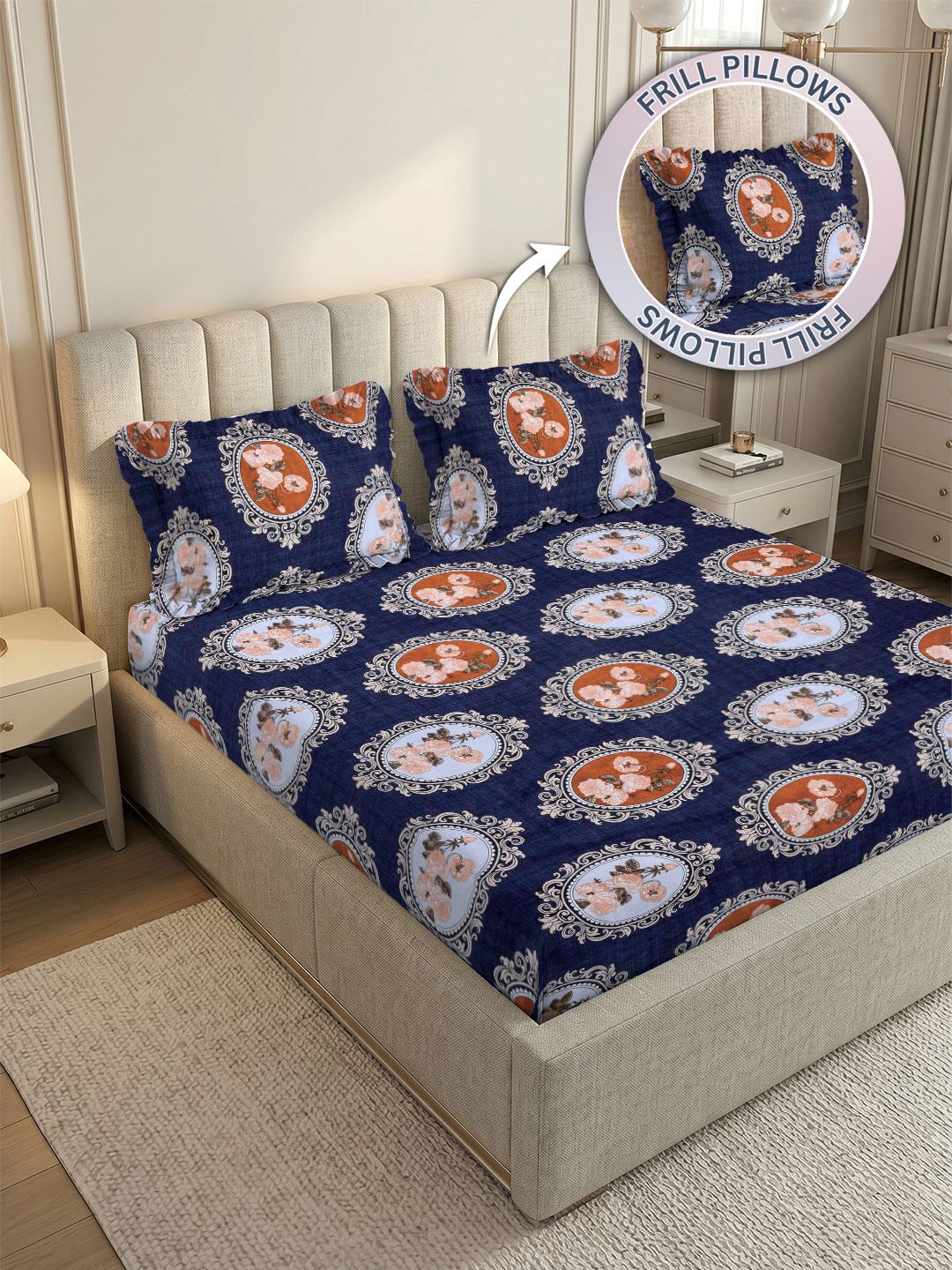 Myntra Frilled Bedsheet Starting Min Offdouble Siz
