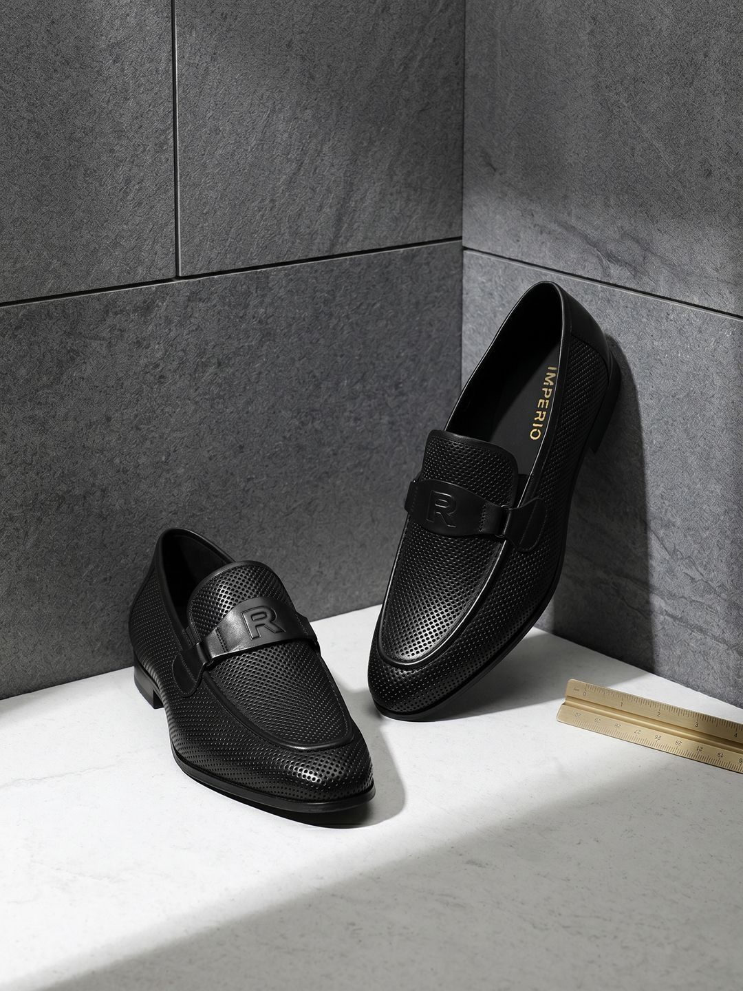 Regal Men Leather Formal Slip Ons-image-11