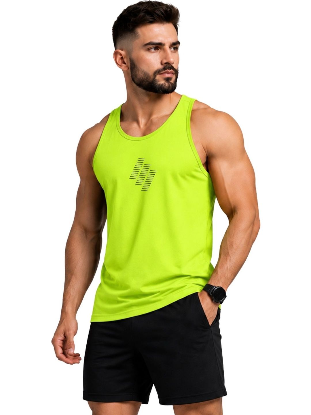 3Colors Printed Gym Vest-picture-31