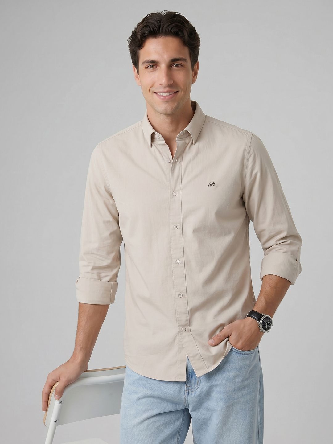 SPYKAR Pure Cotton Casual Shirt-image-49