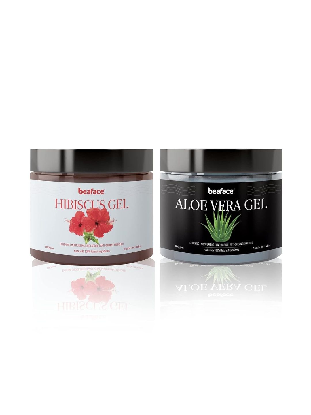 Beaface Pack of 2 Hibiscus & Aloe Vera Hair Gel 100 g Each-image-7