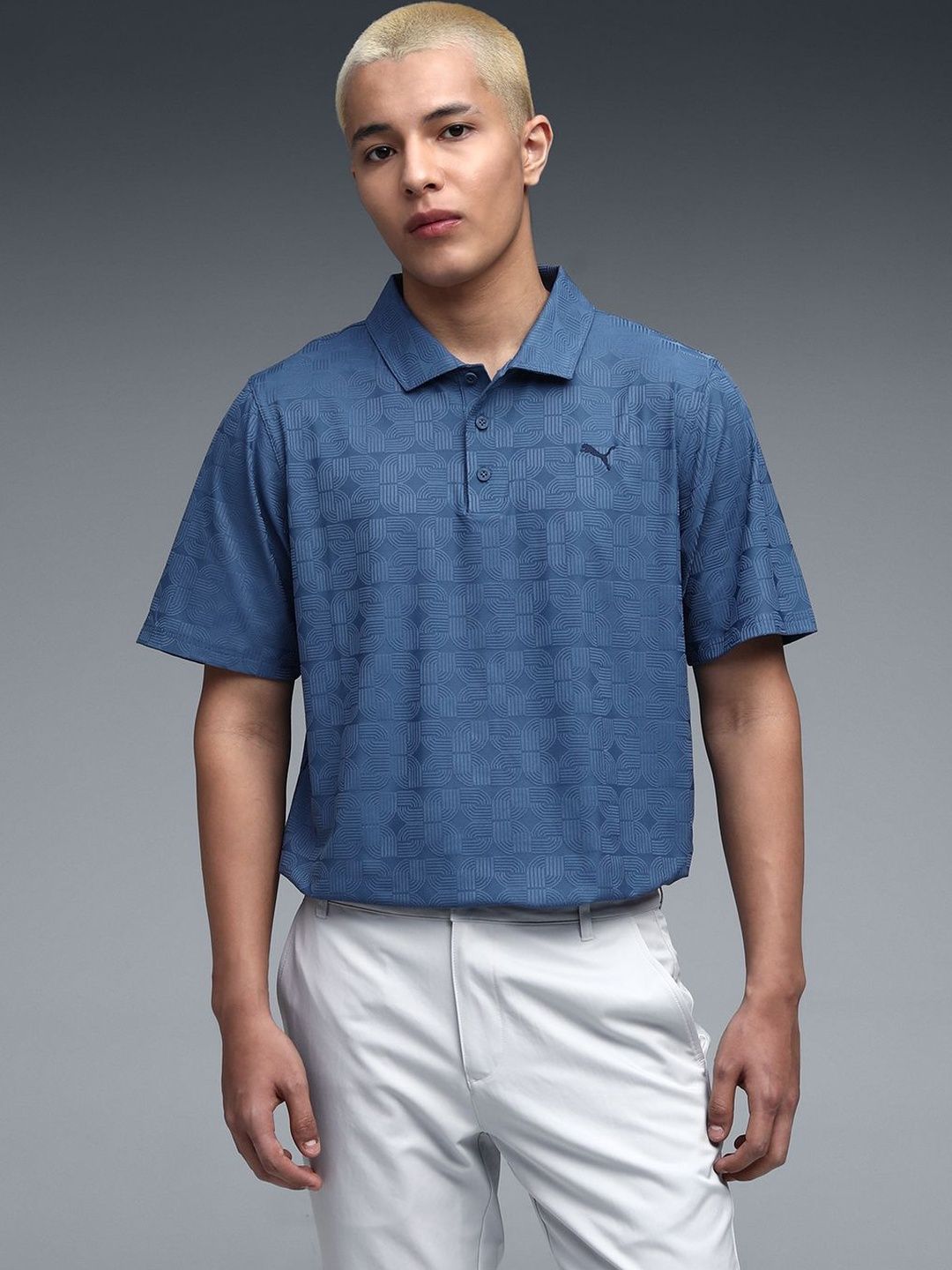 Puma Men Polo Collar T-shirt-picture-49