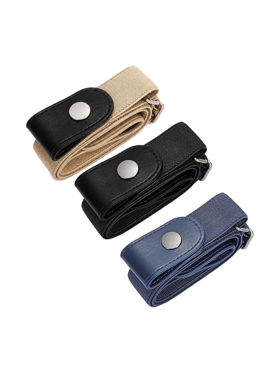 Navkar Crafts Unisex Textured 3 Belt-picture-22