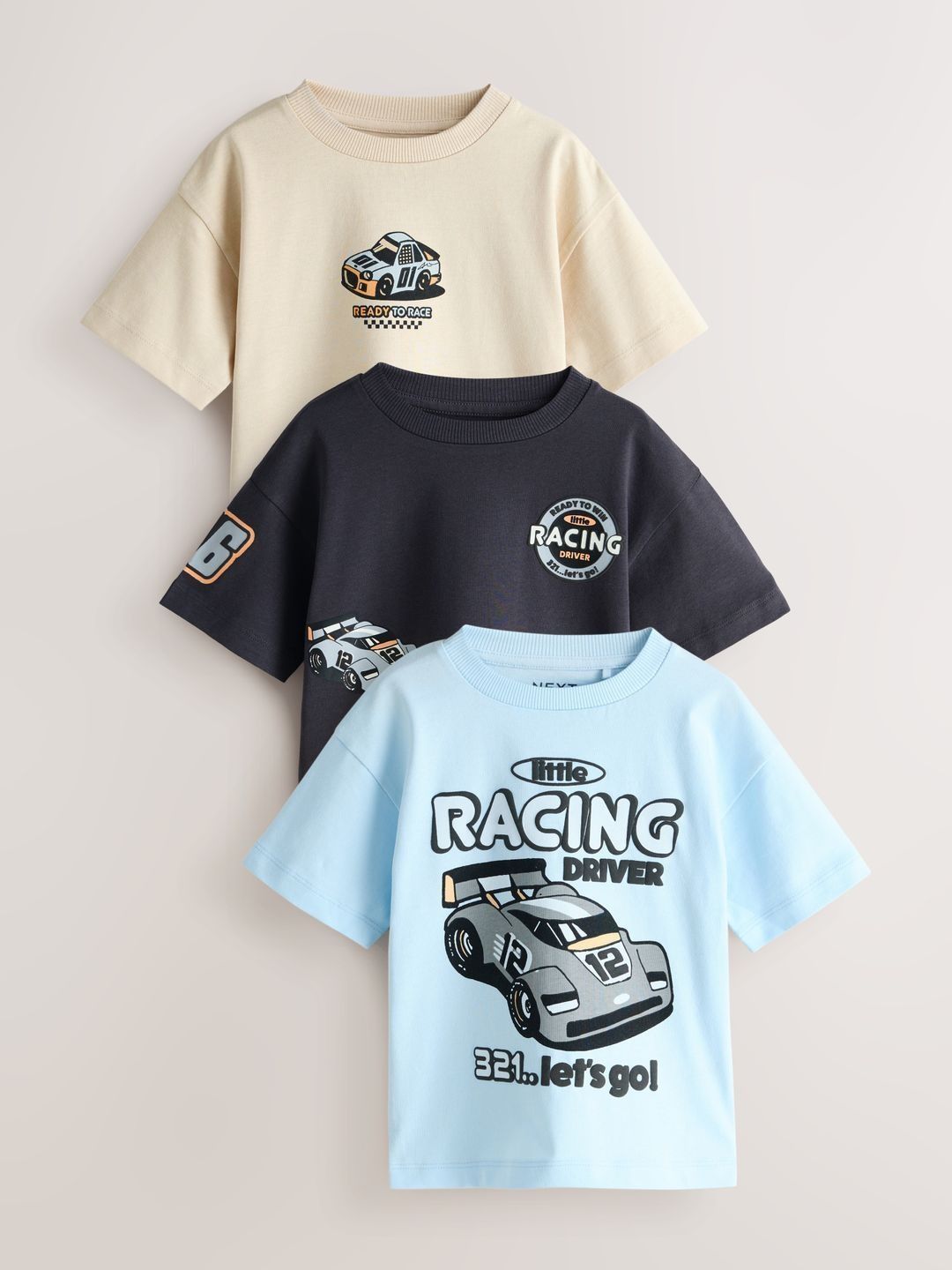 NEXT Boys Pack Of 3 Printed T-shirt-picture-12