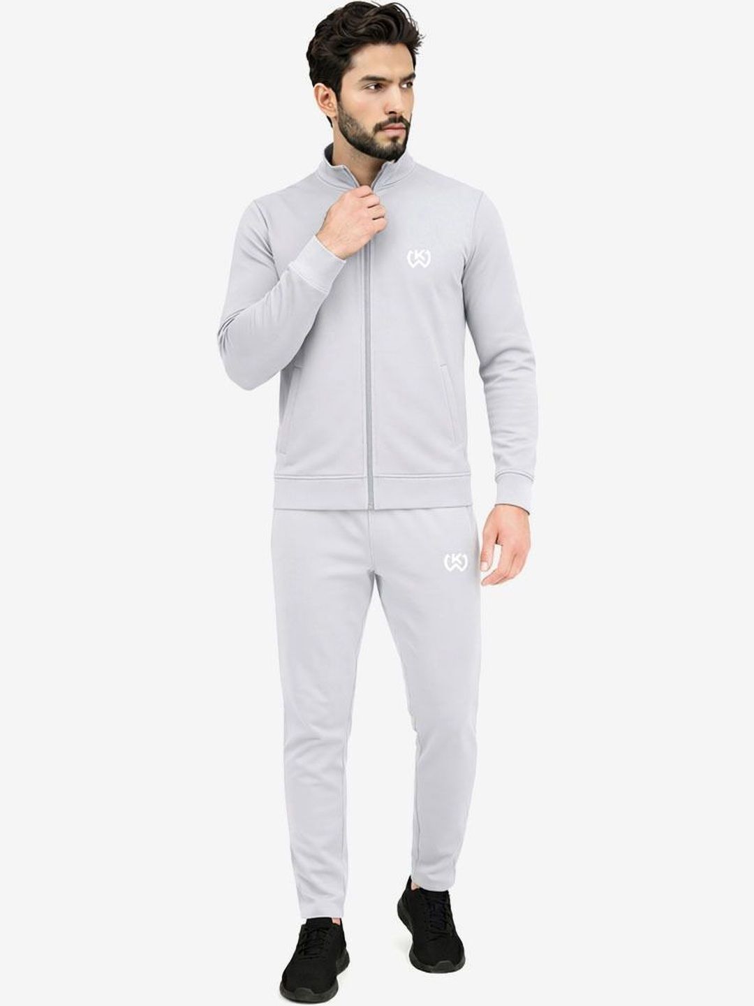 KWINGS Cotton Blend Mock Collar Tracksuits-picture-21