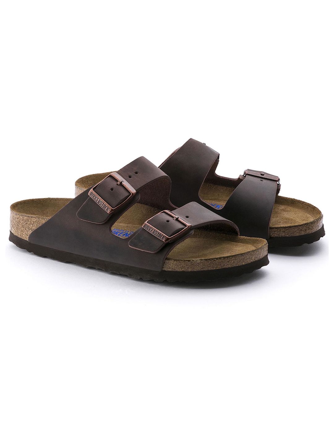 Arizona Soft Footbed Slip-On Sandals with Buckle Straps