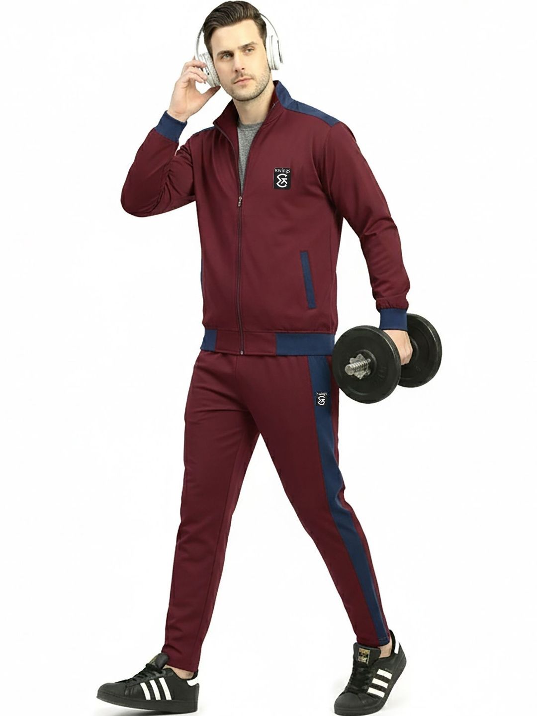 KWINGS Mock Collar Tracksuits-picture-23