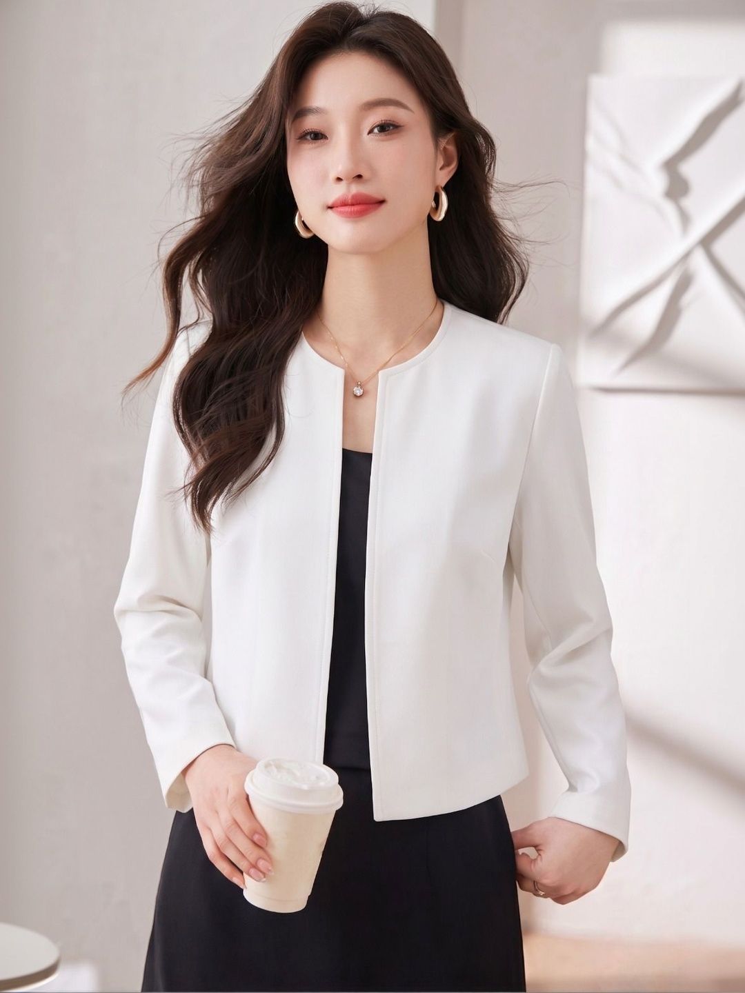 euphoria wardrobe Women Crop Tailored Jacket-picture-31