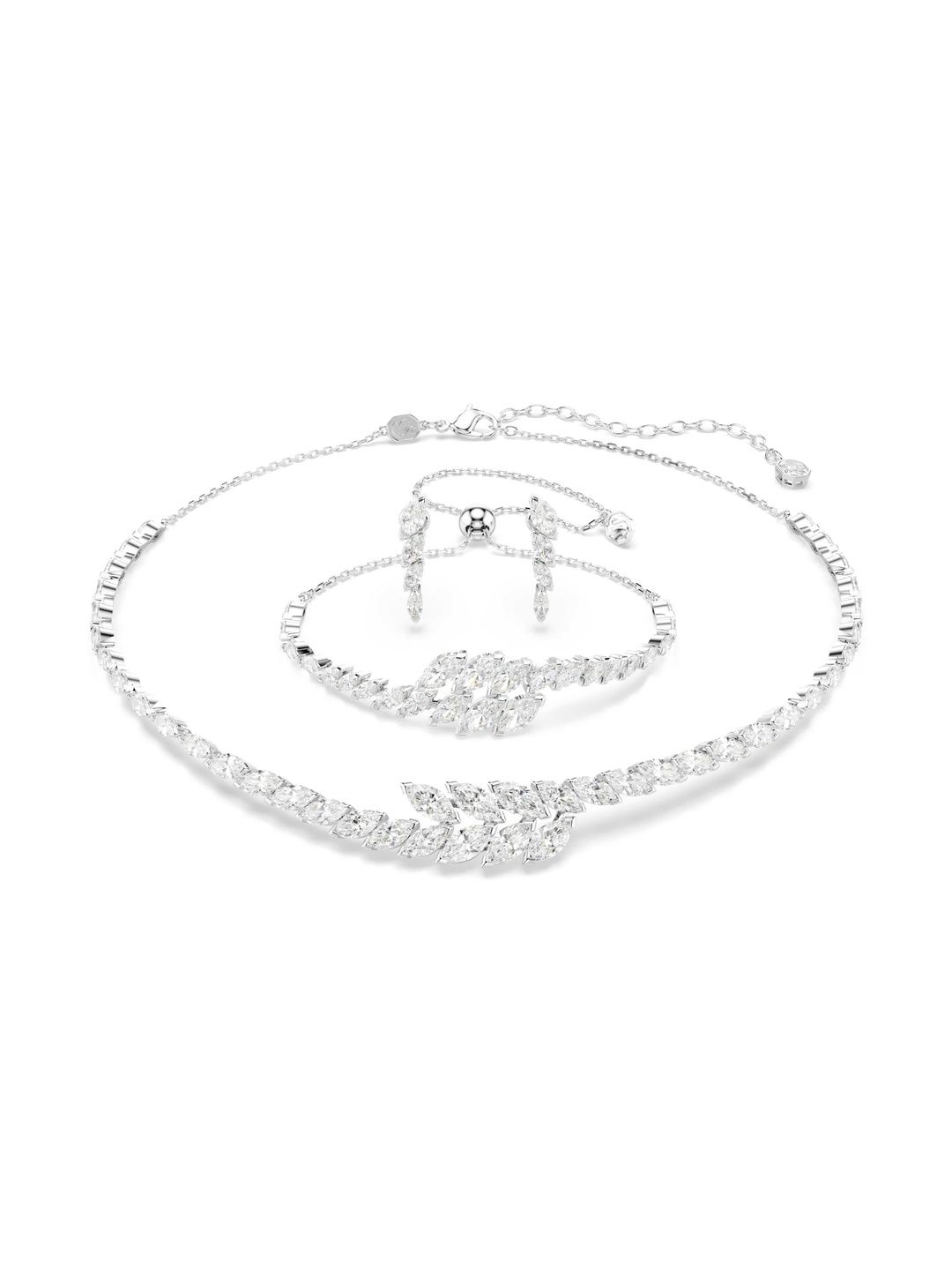 SWAROVSKI Rhodium-Plated Crystals Necklace and Earrings-image-40