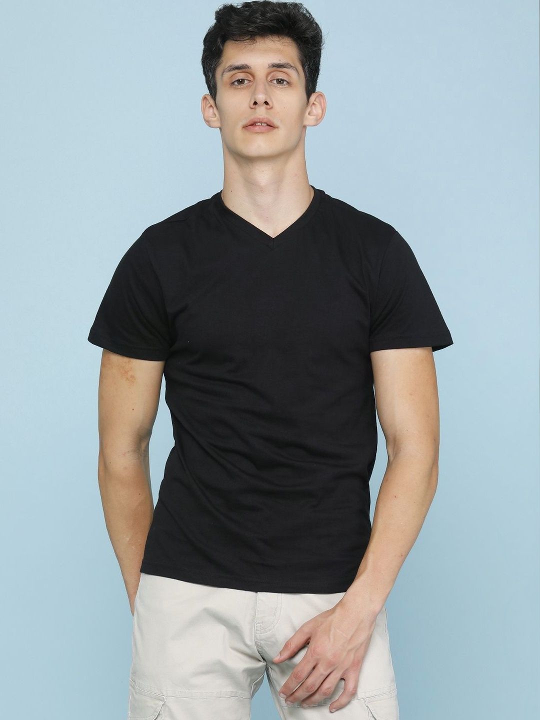 LIMEROAD Men V-Neck T-shirt-picture-26