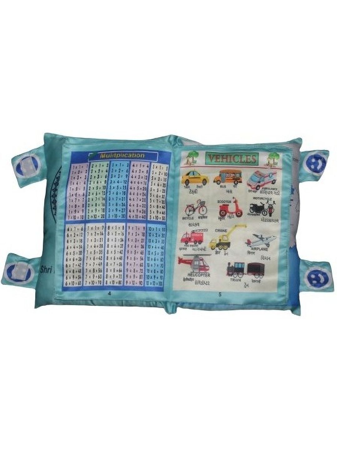 MDZ ENTERPRISE Blue Cotton Filled Cotton Sleep Pillow-picture-14