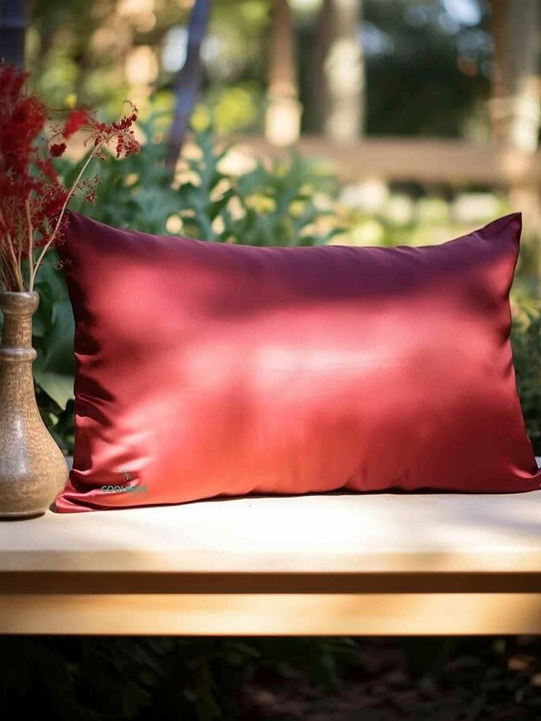 MDZ ENTERPRISE Red Cotton Filled Cotton Sleep Pillow-picture-58