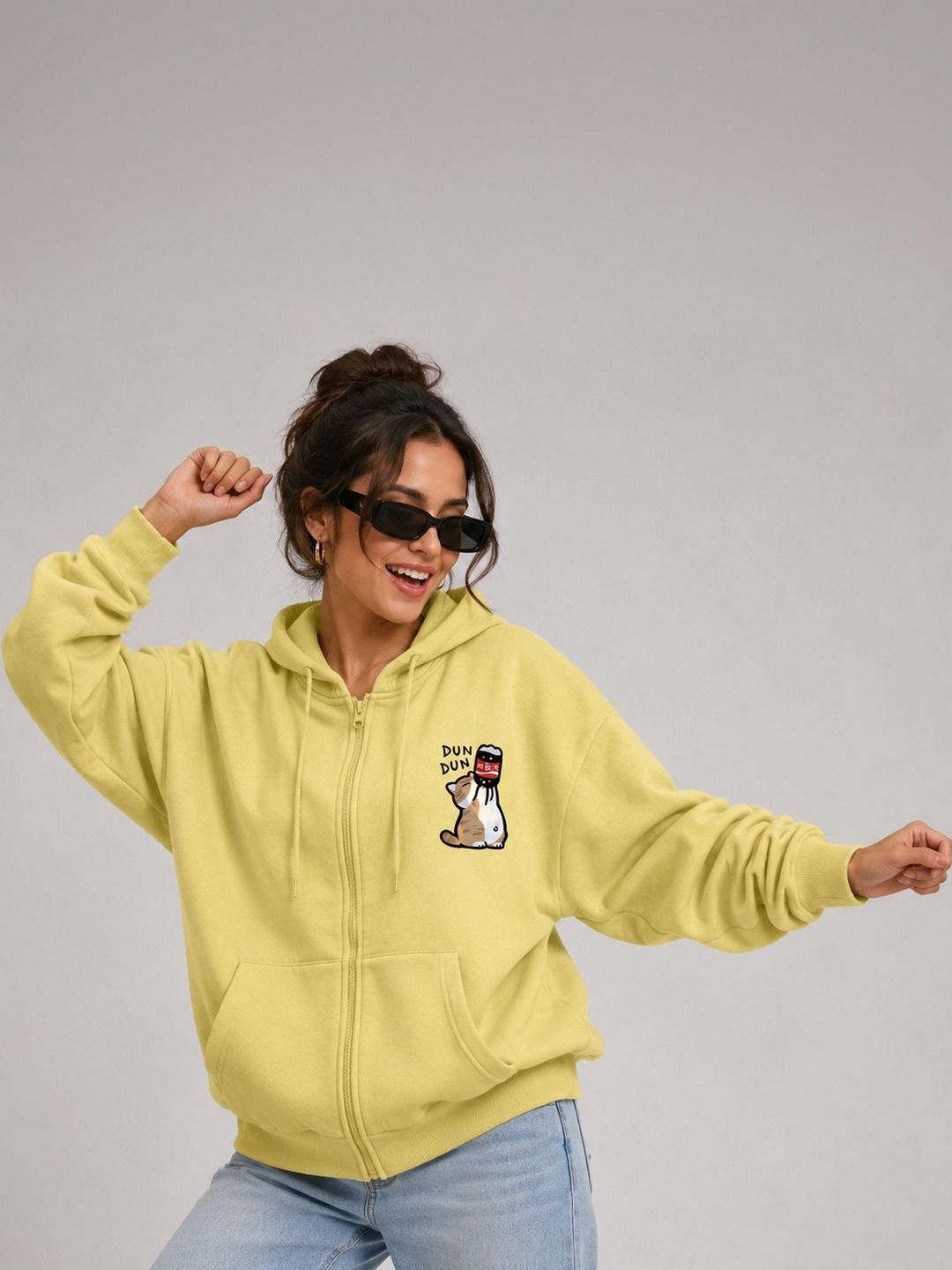 BAESD Women Printed Hooded Sweatshirt-picture-36