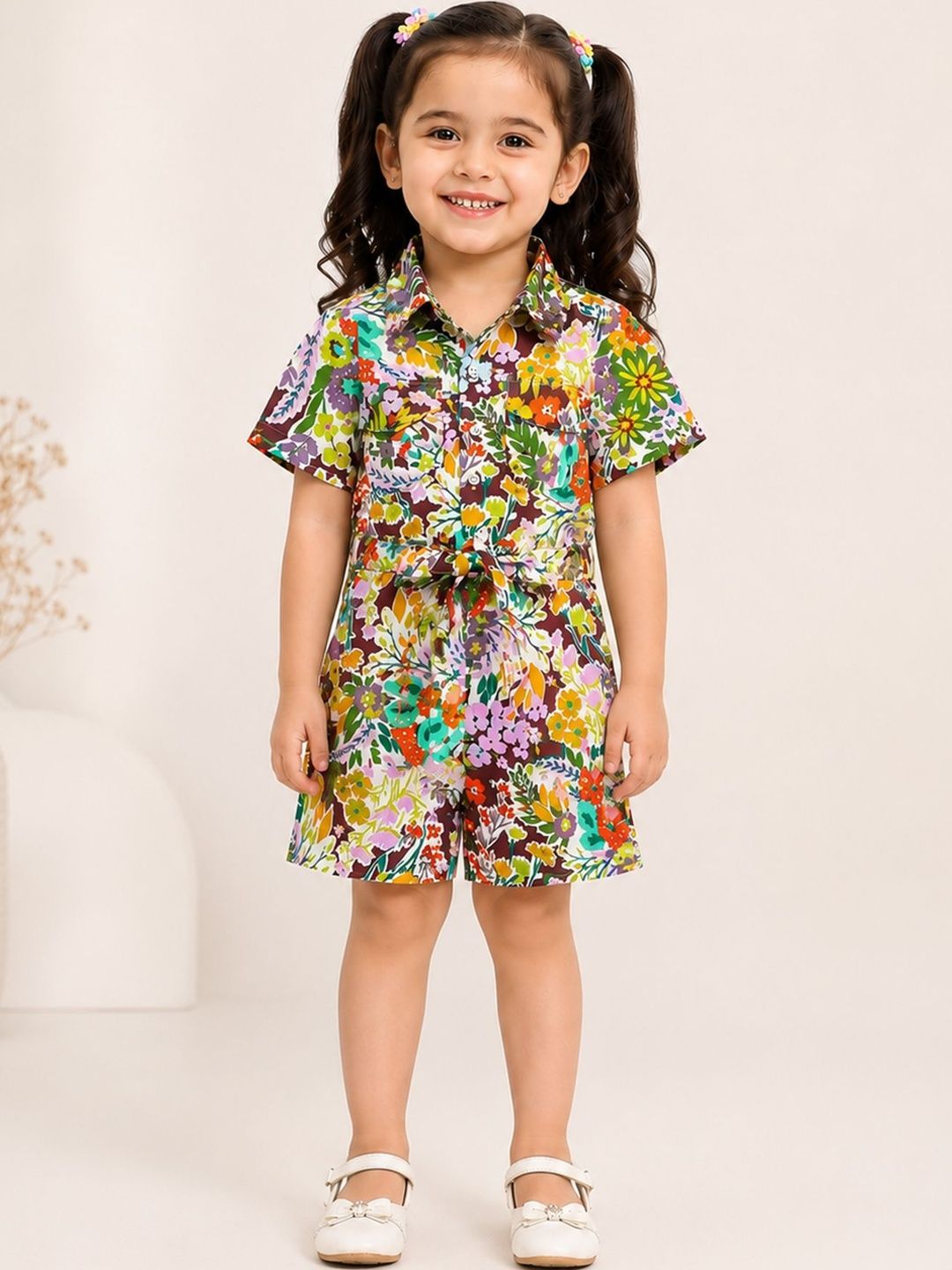 LITTLE GINNIE Girls Printed Jumpsuit-picture-55