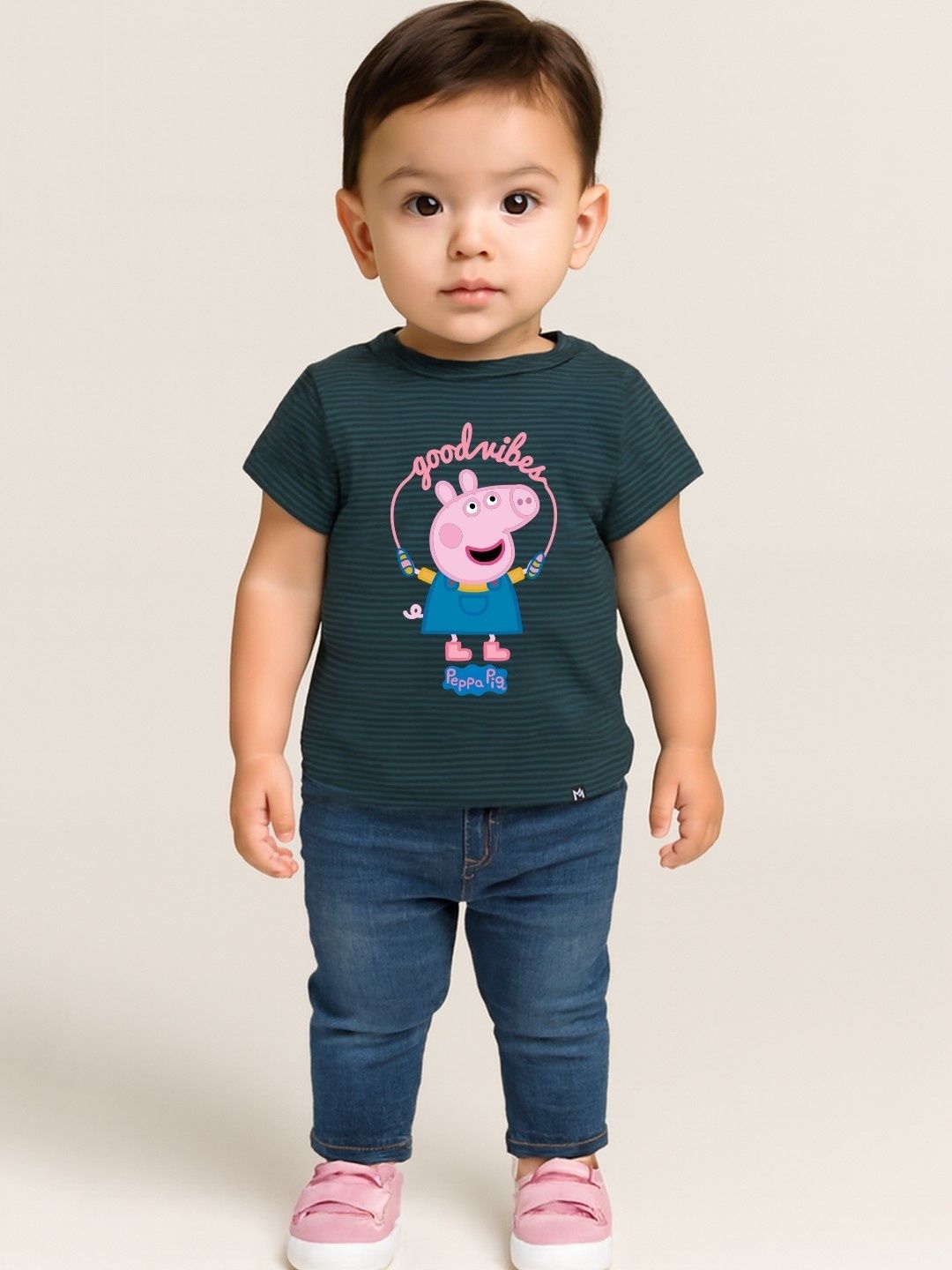 YK X Minute Mirth Infant Girls Peppa Pig Printed Top-picture-52