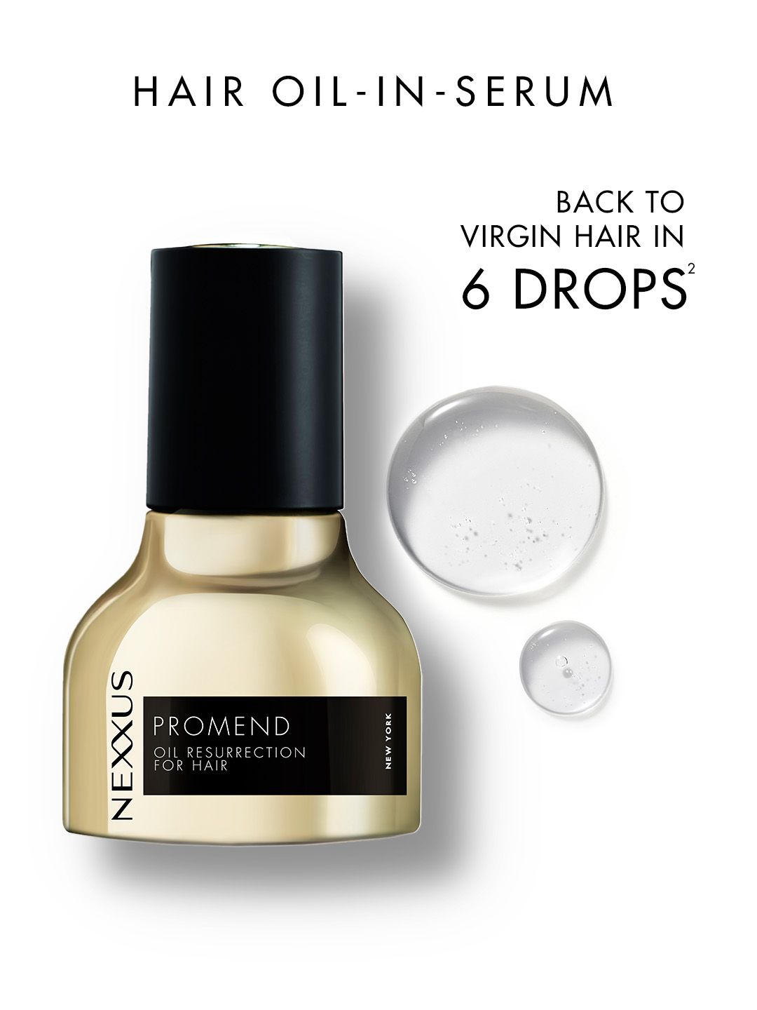 Nexxus Nexxus Promend Oil Resurrection Hair Serum for Bond Repair & Frizz Reduction - 30ml