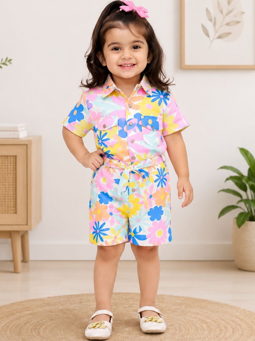 LITTLE GINNIE Girls Printed Jumpsuit-picture-36
