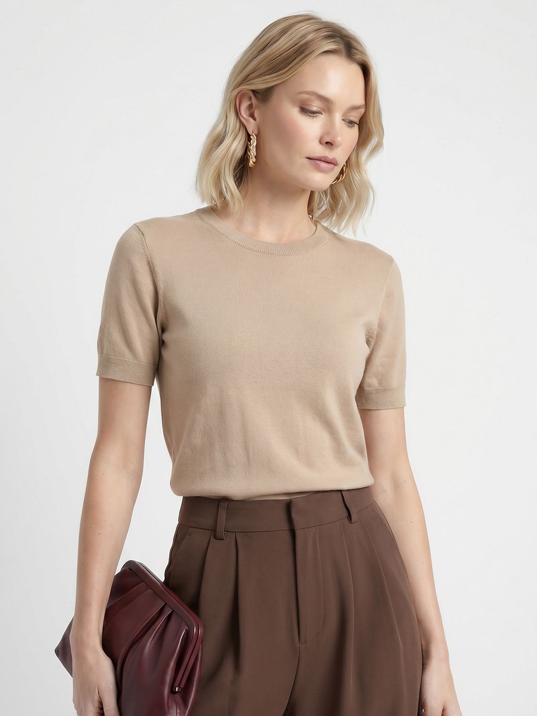 French Connection Ribbed Pure Cotton Top-picture-54